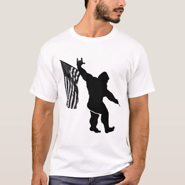 Camiseta Pé grande patriota (Frente)