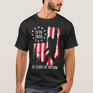 Camiseta Pé Grande Patriótico 250 Anos de Liberdade America