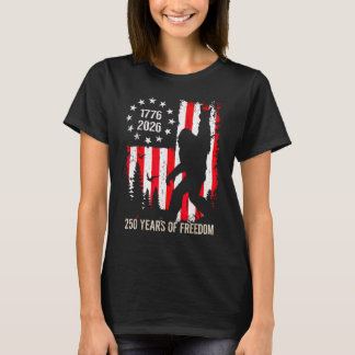 Camiseta Pé Grande Patriótico 250 Anos de Liberdade America
