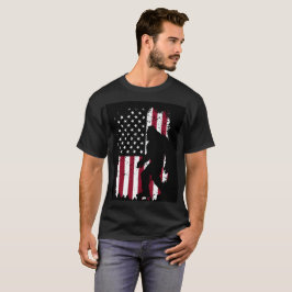 Camiseta Pé Grande Patriótico Bandeira Americana