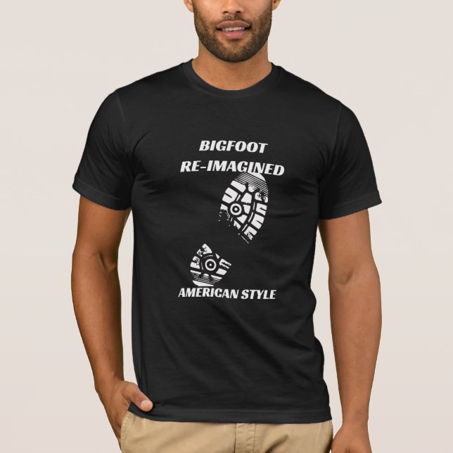 Camiseta Pé Grande Personalizado Reimaginado Pé Grande Engr (Frente)