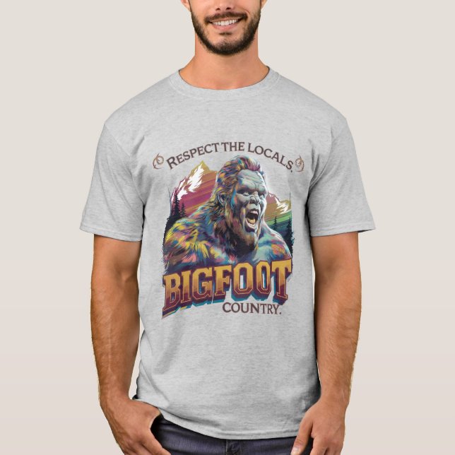 Camiseta Pé Grande: Respeite Os Locais (Frente)