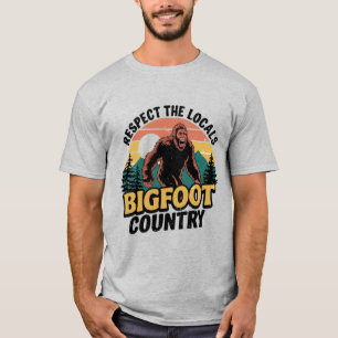 Camiseta Pé Grande: Respeite Os Locais