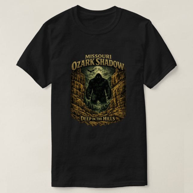 Camiseta Pé-grande Sasquatch (Frente do Design)