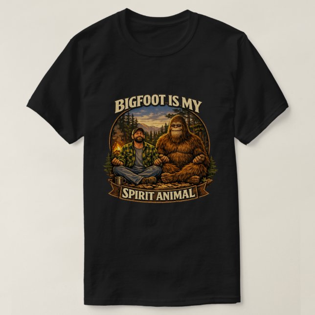 Camiseta Pé Grande Sasquatch (Frente do Design)