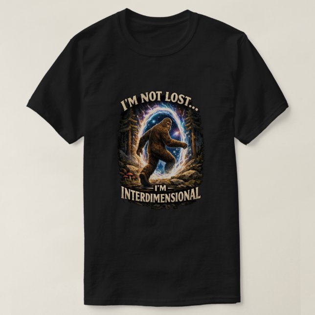 Camiseta Pé-grande Sasquatch (Frente do Design)