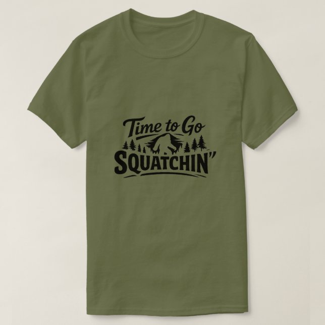 Camiseta Pé-grande Sasquatch (Frente do Design)