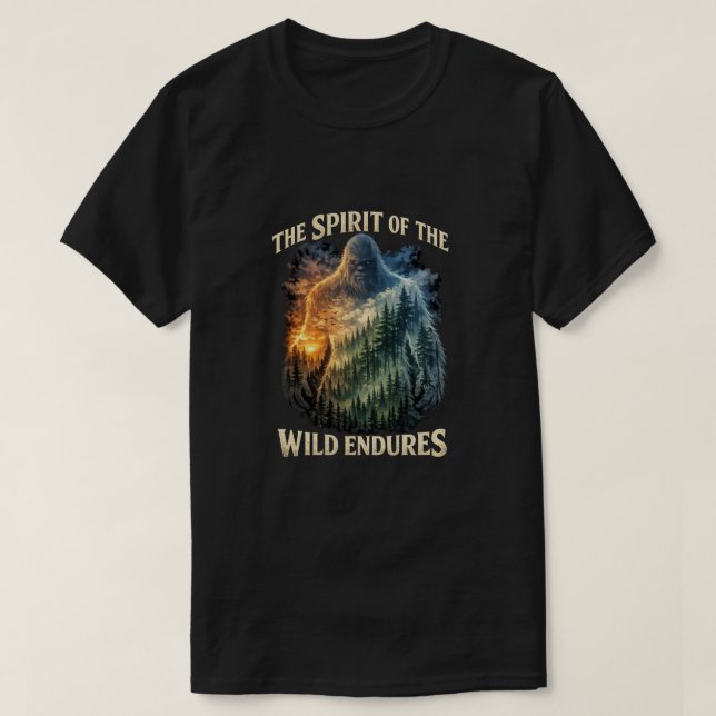 Camiseta Pé-grande Sasquatch (Frente do Design)