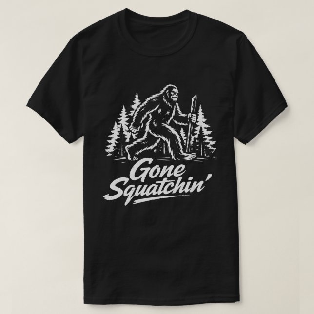 Camiseta Pé-grande Sasquatch (Frente do Design)