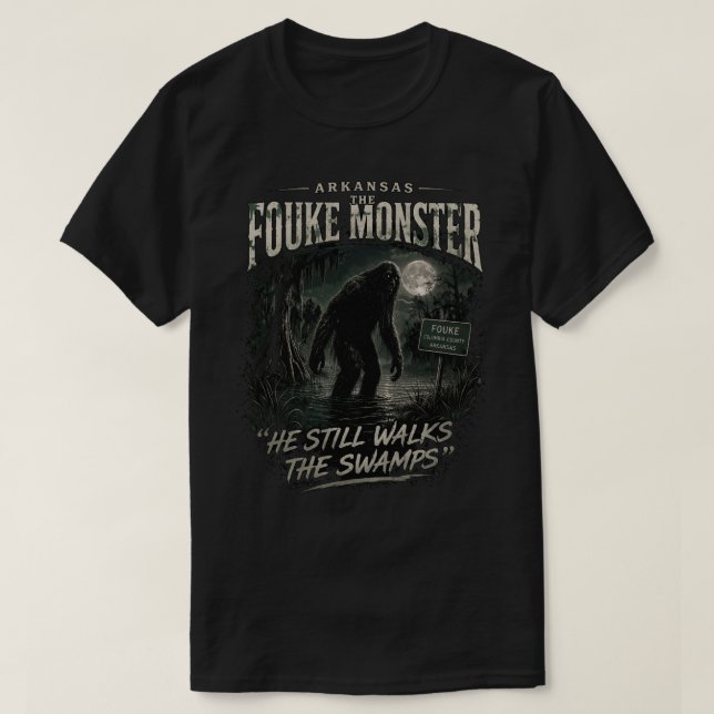 Camiseta Pé-grande Sasquatch (Frente do Design)