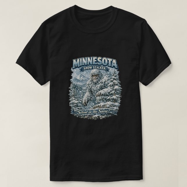 Camiseta Pé-grande Sasquatch (Frente do Design)