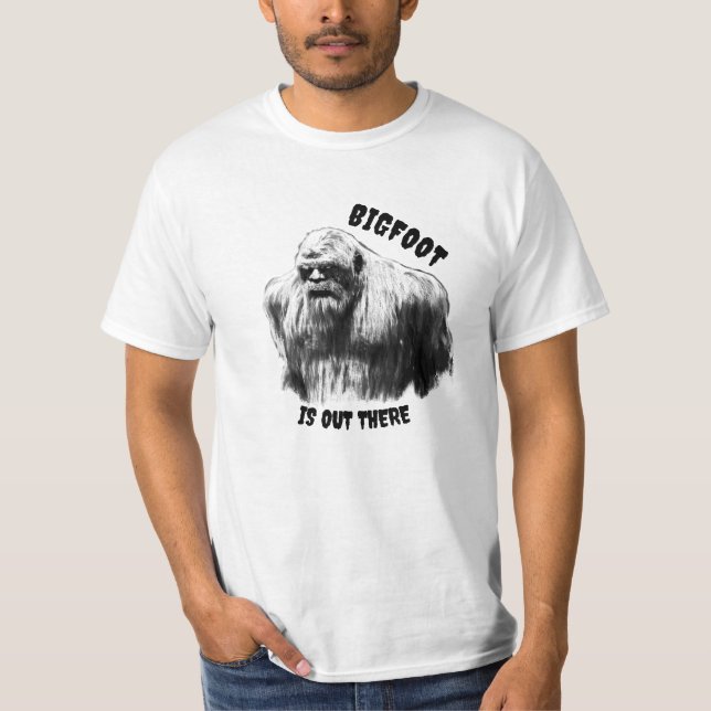 Camiseta pé grande,sasquatch,agachado,boogerT-ShirtT] (Frente)