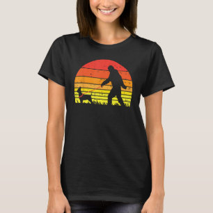 Camiseta Pé Grande Sasquatch Chihuahua Retro Chiwawa Pet Do