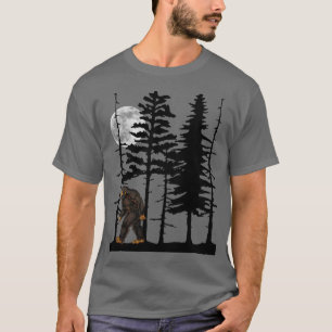 Camiseta Pé Grande Sasquatch No Dia Das Bruxas