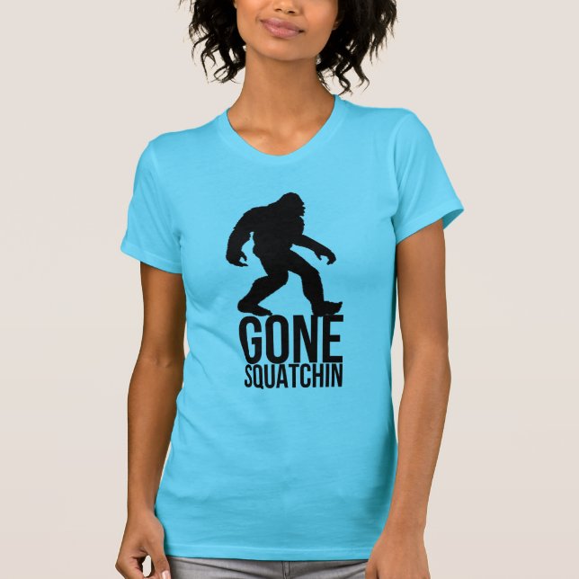 Camiseta Pé grande squatchin ido (Frente)