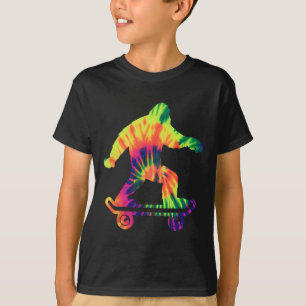Camiseta Pé Grande Tie Dye Hippie Skateboarders Sasquatch S