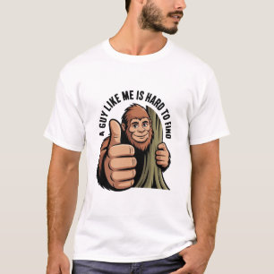 Camiseta Pé Grande Um Cara Como Eu É Difícil De Encontrar