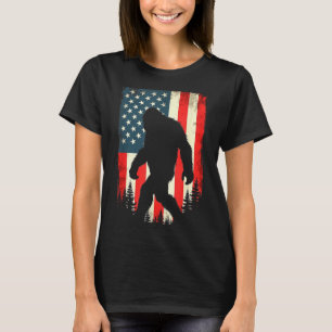 Camiseta Pé grande usa bandeira patriótica quatro de julho