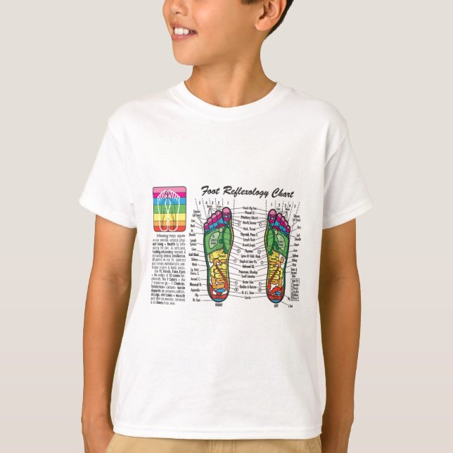 Camiseta Pé-Massagem-Reflexology (Frente)