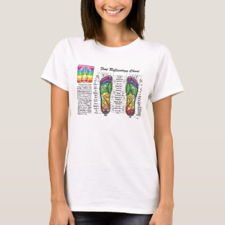 Camiseta Pé-Massagem-Reflexology