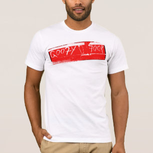 Camiseta Pé pateta da prancha do surf que surfa o branco