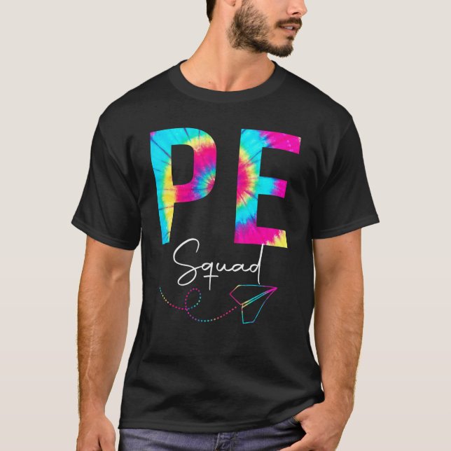 Camiseta Pe Squad Tie De Volta À Educação Física Escolar (Frente)
