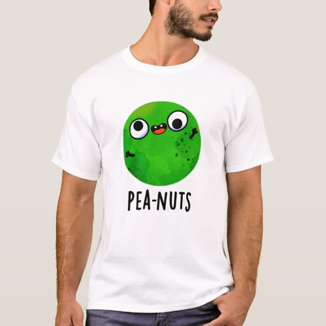 Camiseta Pea-loucos Engraçados Pea Pun (Frente)