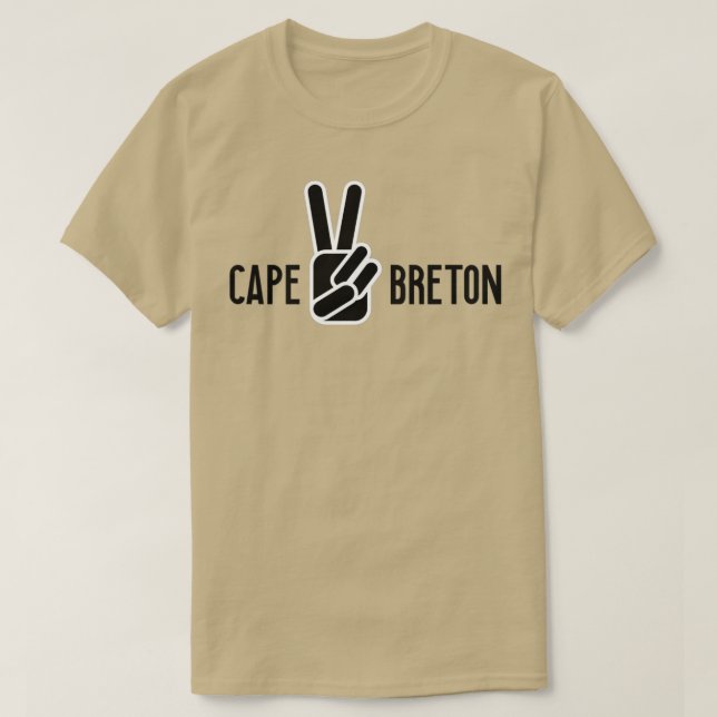 Camiseta Peace Cape Breton (Frente do Design)
