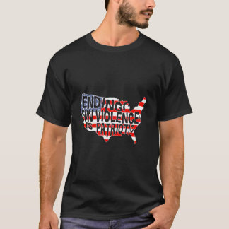 Camiseta Peace Ending Gun Violence Is Patriotic Awareness D