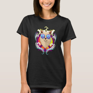 Camiseta Peace I Peace Cat I Anti War Stop War Sem guerra