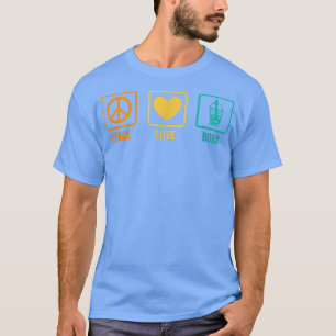 Camiseta Peace Love Boba Graphic Tea Lover Tea Drinker Bubb