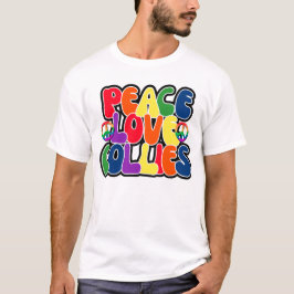 Camiseta Peace Love Collies