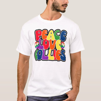 Camiseta Peace Love Collies