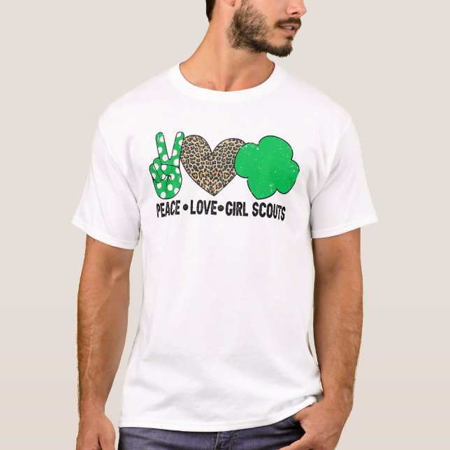 Camiseta Peace Love Cookout For Girls Bakery Se (Frente)