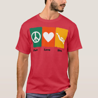 Camiseta Peace Love Dive