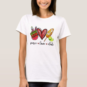 Camiseta - Peace Love Elote