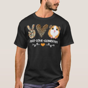 Camiseta Peace Love Guiné Pigs Guiné Lover - 10