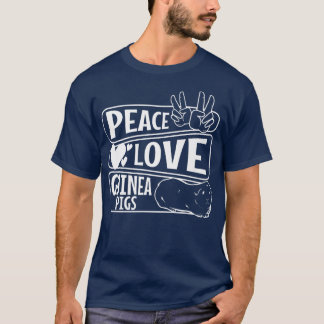 Camiseta Peace Love Guiné Premium4324
