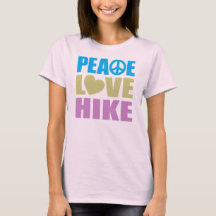 Camiseta Peace Love Hike