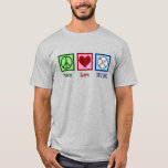 Camiseta Peace Love HVAC Company<br><div class="desc">Companhia HVAC do Peace Love. Um presente de negócios bonito para aquecimento,  ventilação e ar condicionado para alguém que trabalha em unidades de aquecedor e ar condicionado.</div>