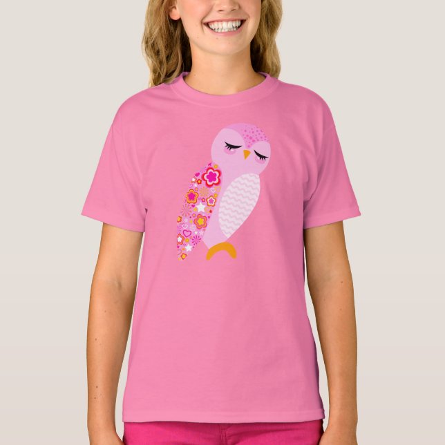 Camiseta Peace & Love Owl (Frente)