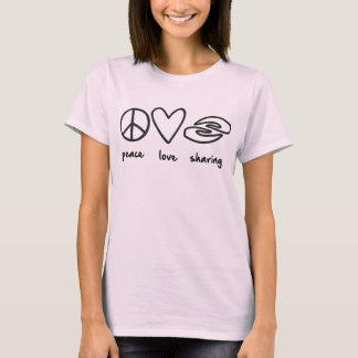 Camiseta Peace Love Sharing Men's Tee