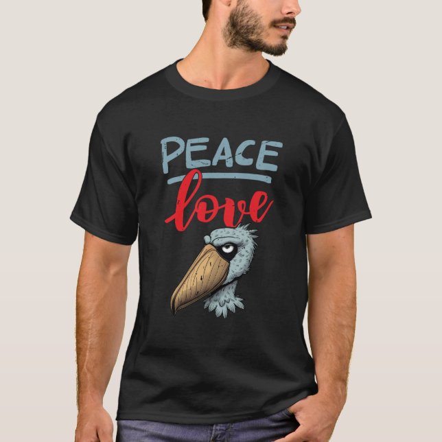 Camiseta Peace Love Shobill Design (Frente)