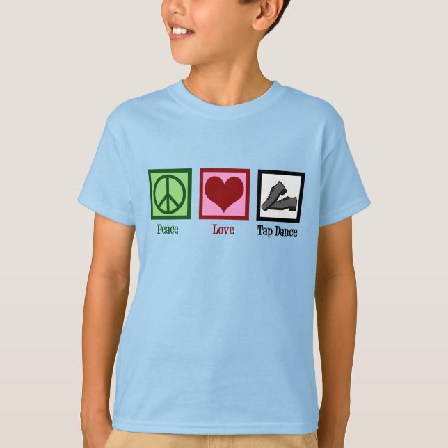 Camiseta Peace Love Tap Kits (Frente)