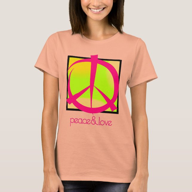 Camiseta peace & love Tee (Frente)