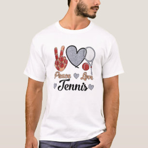 Camiseta Peace Love Tênis Tênis Lover Tênis Engraçado