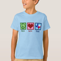 Peace Love Texas Orud Texans Kids