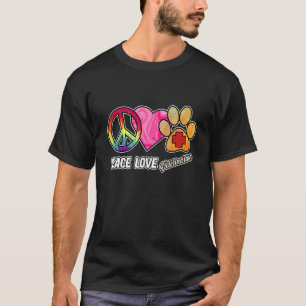 Camiseta Peace Love Veterinarian Veterinary Vet Animal Doct