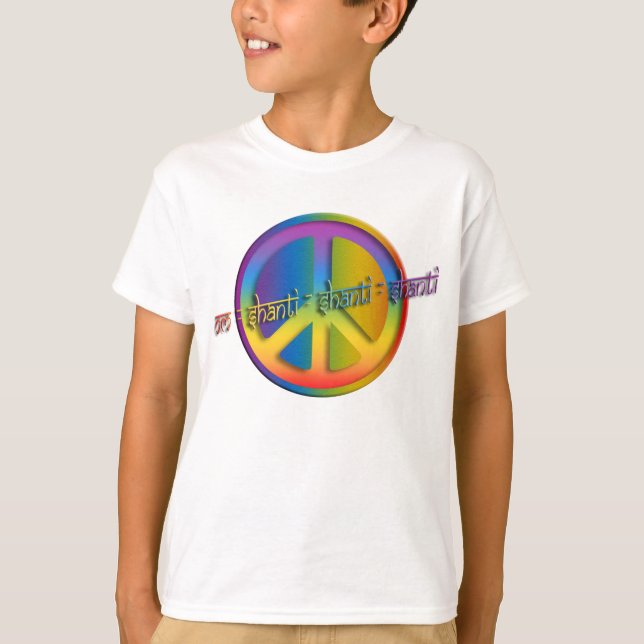 Camiseta Peace Om Shanti (Frente)