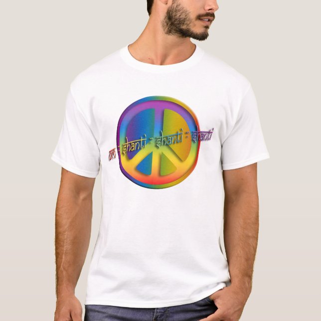 Camiseta Peace Om Shanti (Frente)